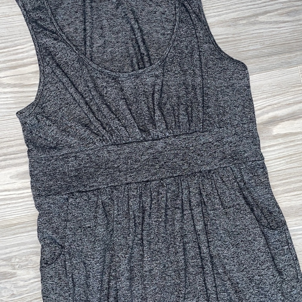 Faith 21 (Forever 21) Women’s Heather Gray Tank Dress with Pockets | Size Medium - Picture 3 of 4